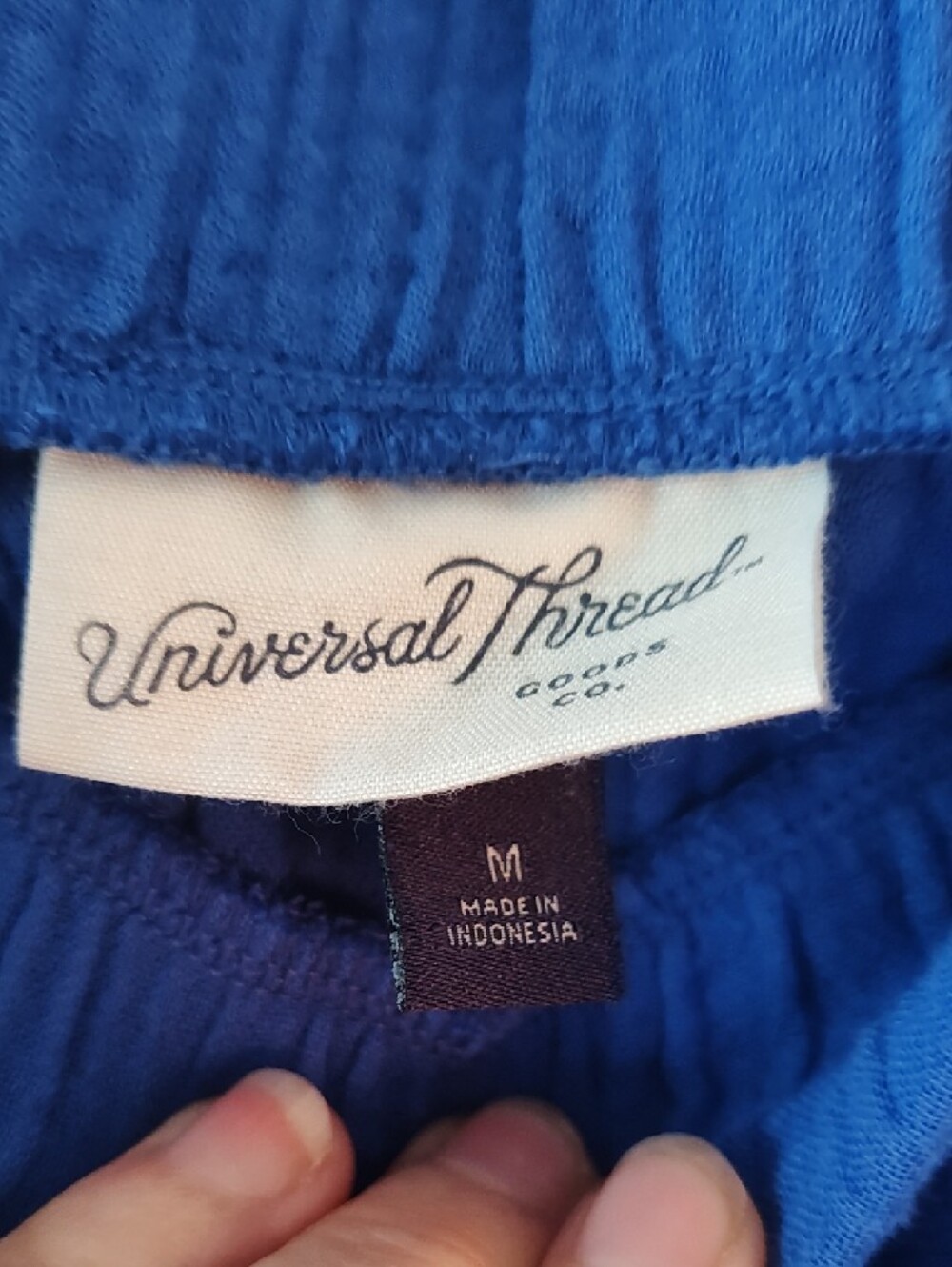 Universal Thread High-Waist Royal Blue Relaxed Shorts - Picture 2 of 3